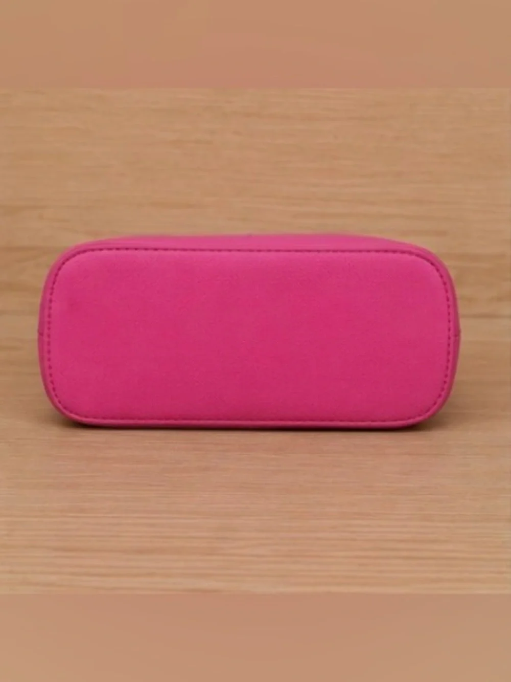 Betsey Johnson Hot Pink Crossbody Bag with Gold Chain Detail NWT